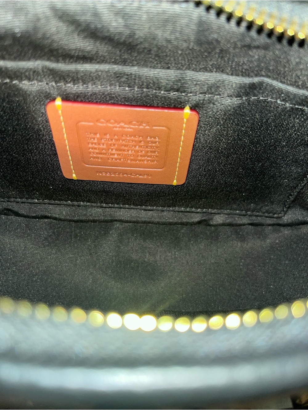 Coach Terri Woven Straw Shoulder Bag with Black Trim - Picture 4 of 7
